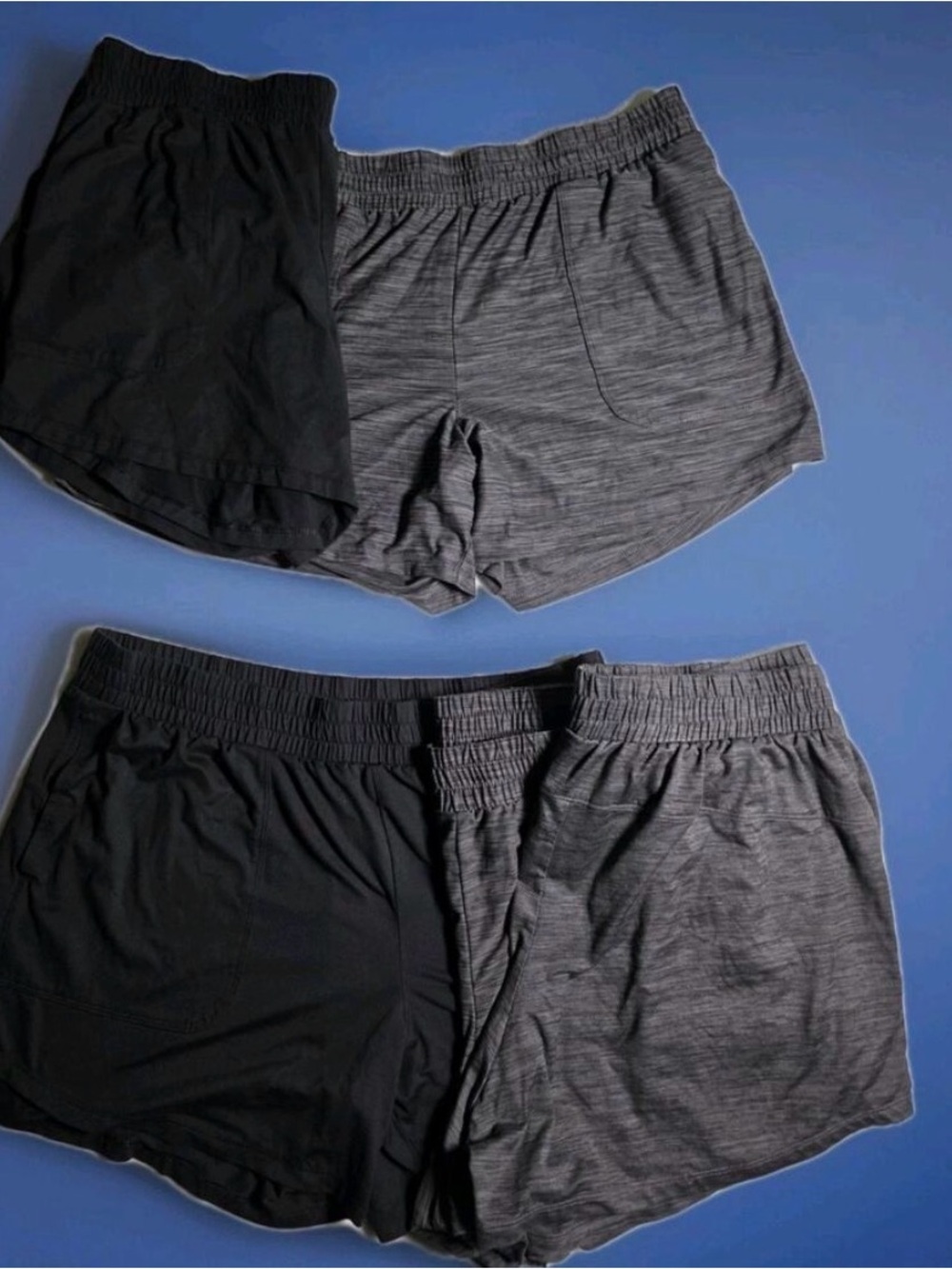 all in motion Women's Athletic Shorts - Black & Gray Bundle